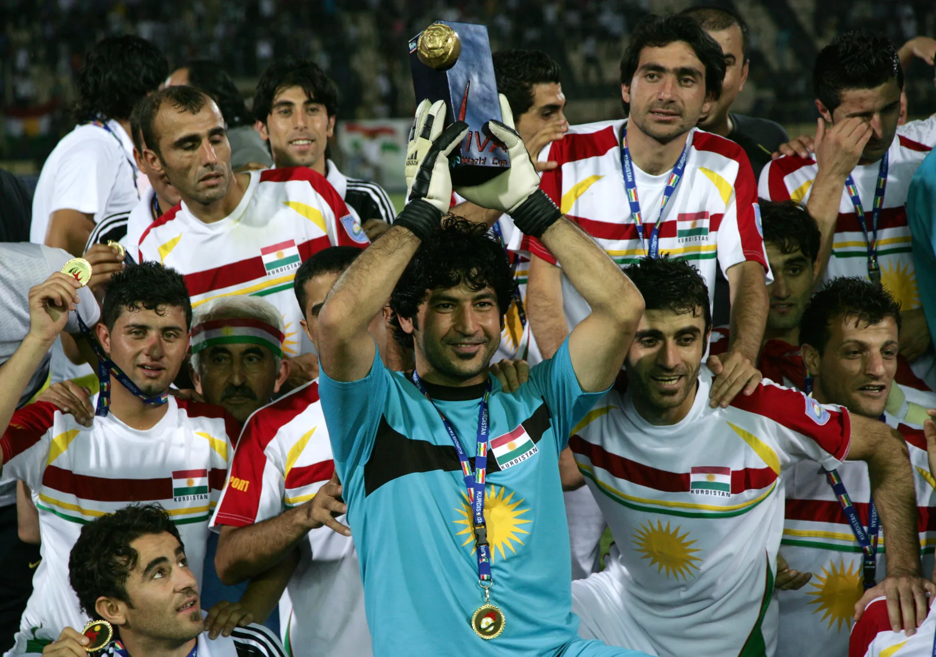 Kurdistan National Football Team, winners of the VIVA Cup
