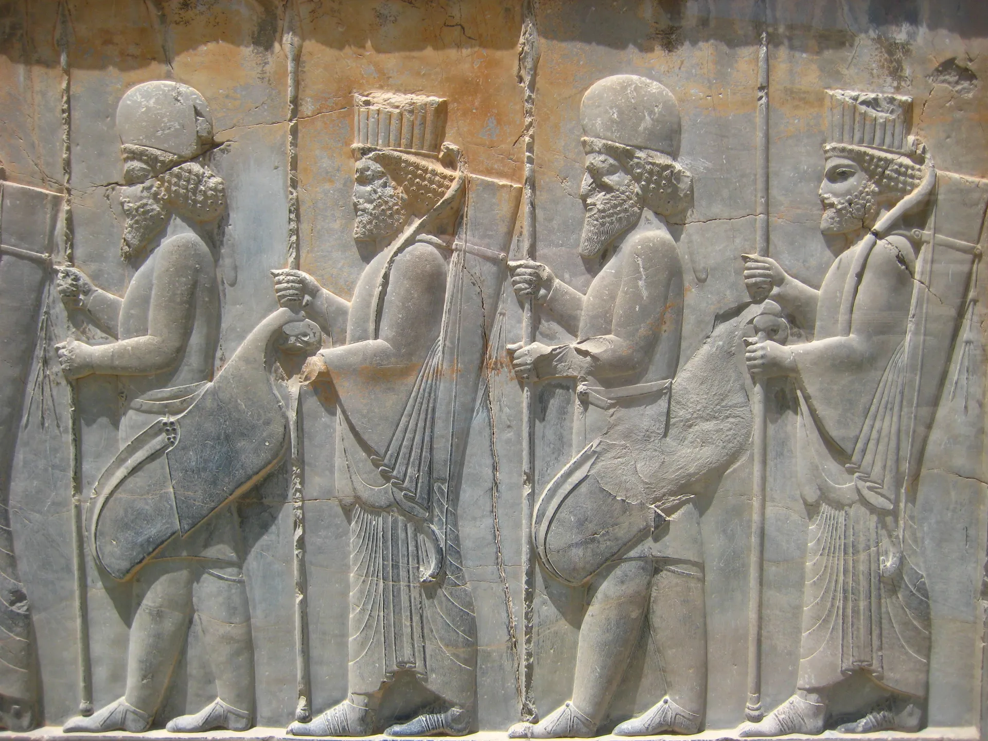 Persepolis Apadana staircase relief, 5th century BCE