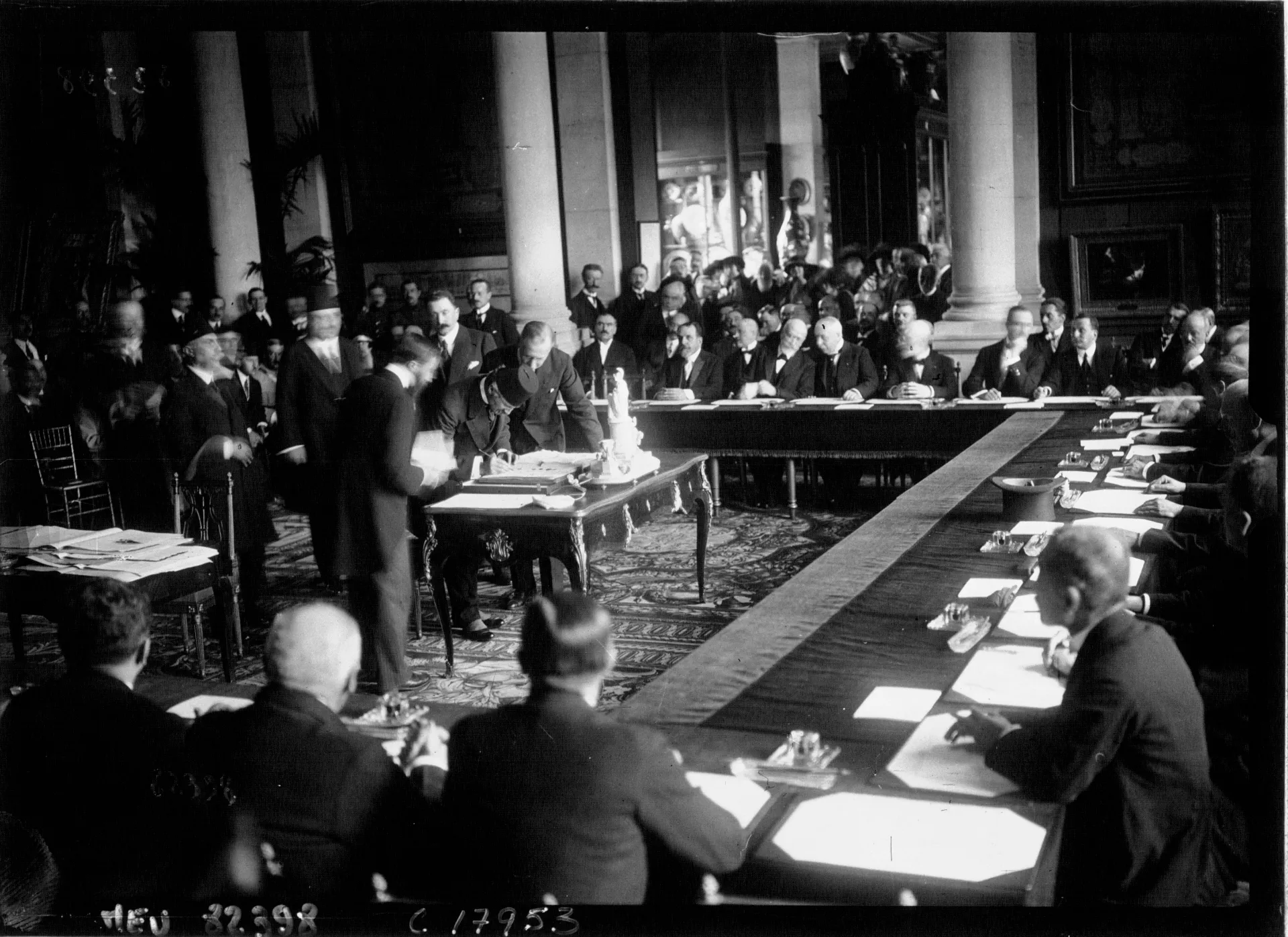 Treaty of Sèvres signing, 1920